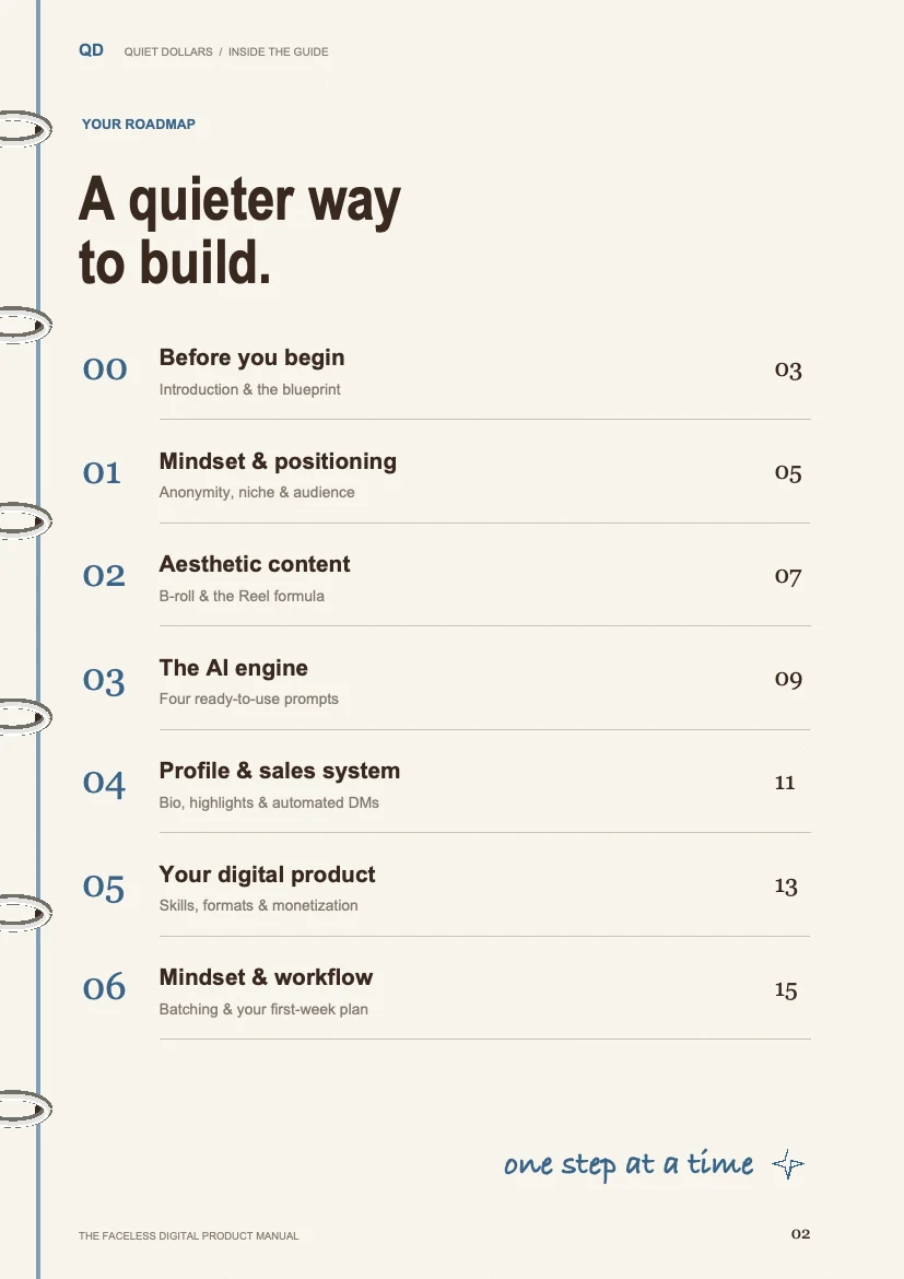 Enlarge the table of contents